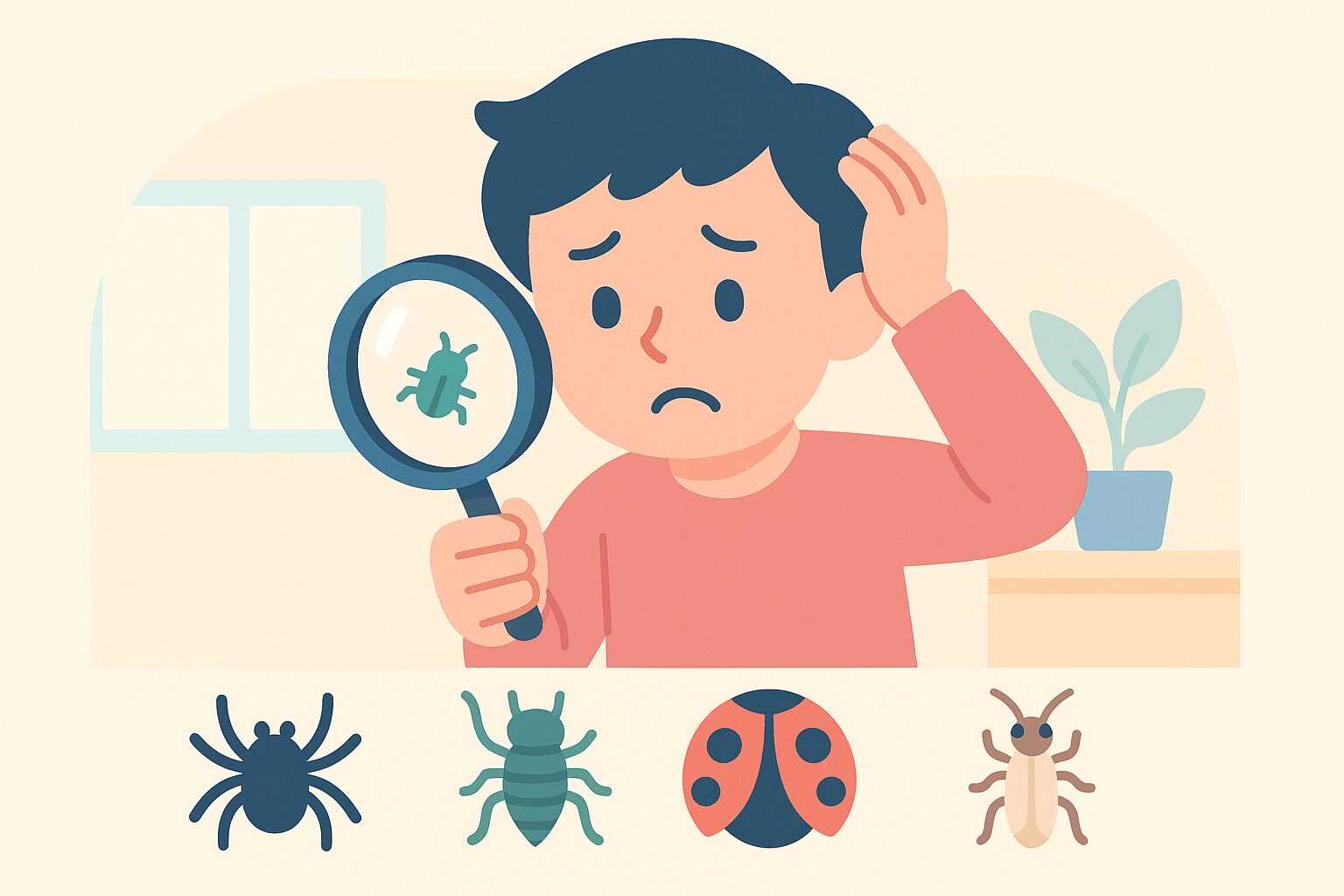 家の中で見つけても大丈夫な虫たち