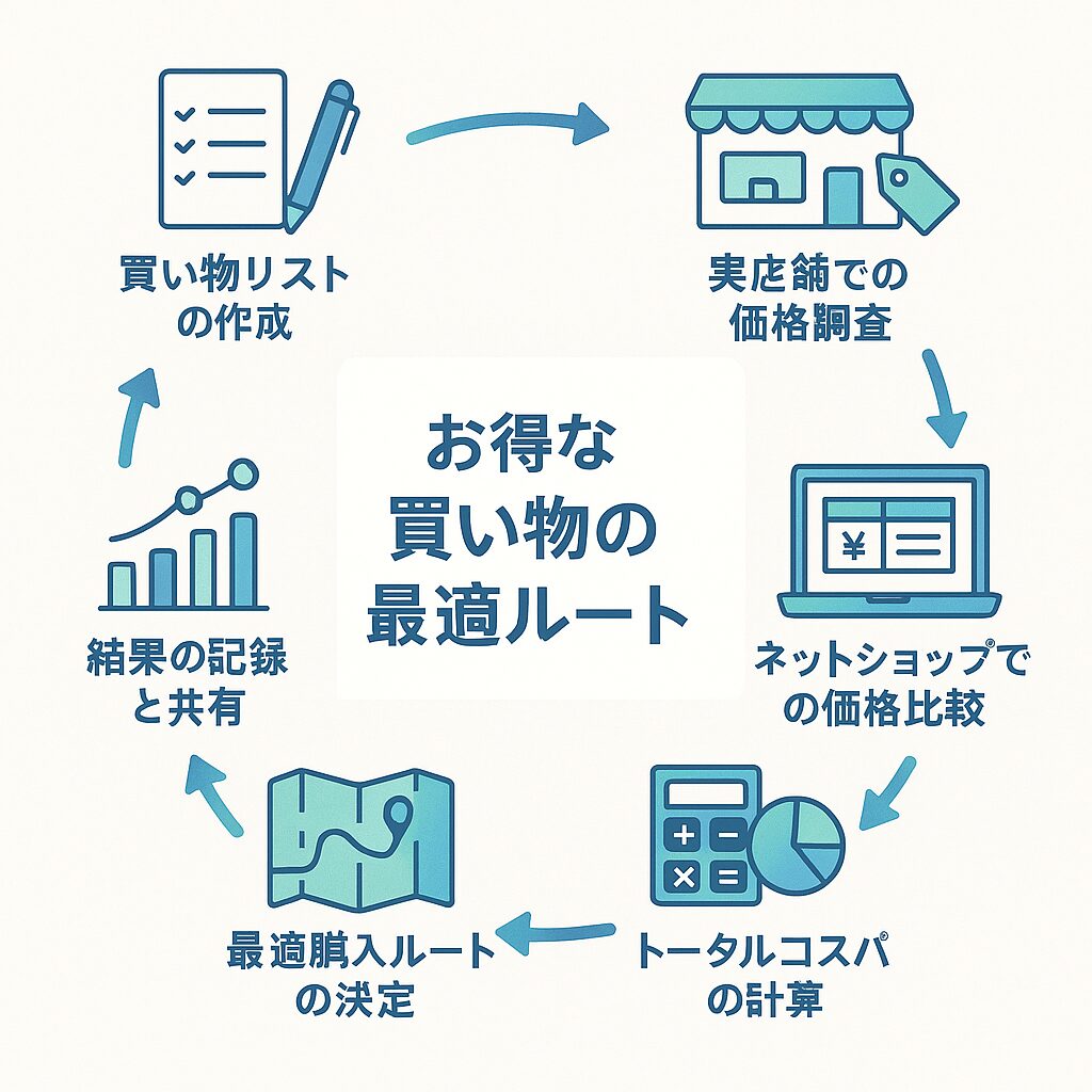 お得な買い物の最適ルート