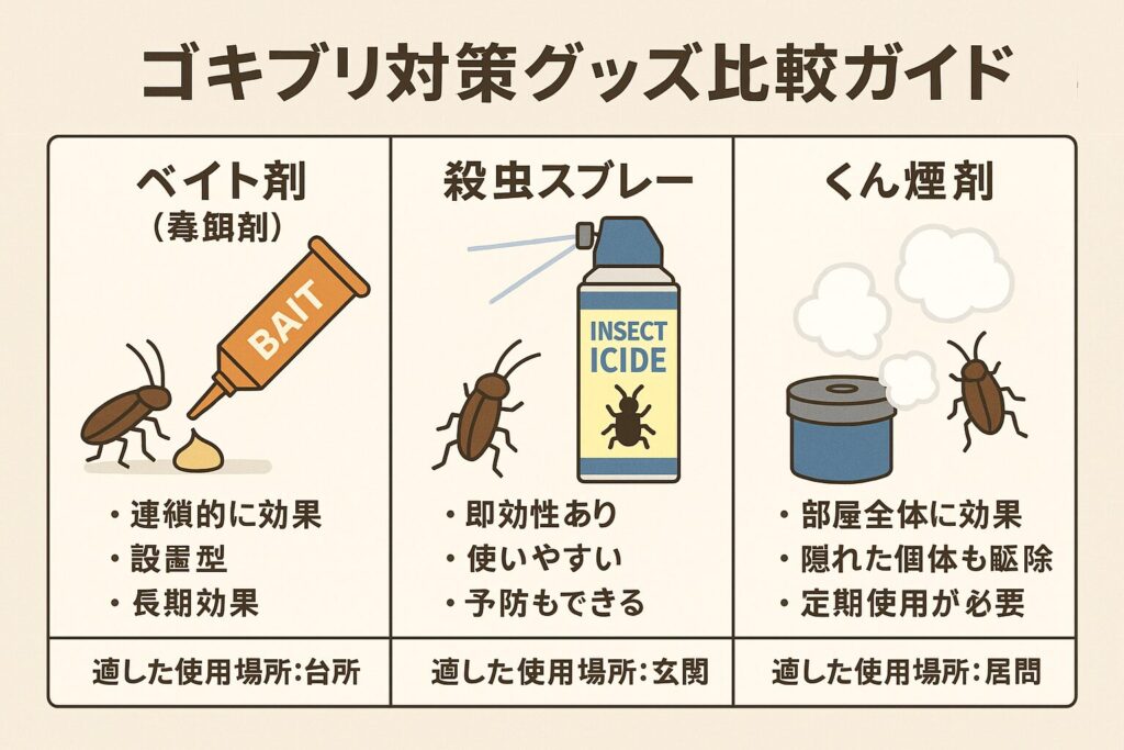 ゴキブリ対策グッズ比較ガイド