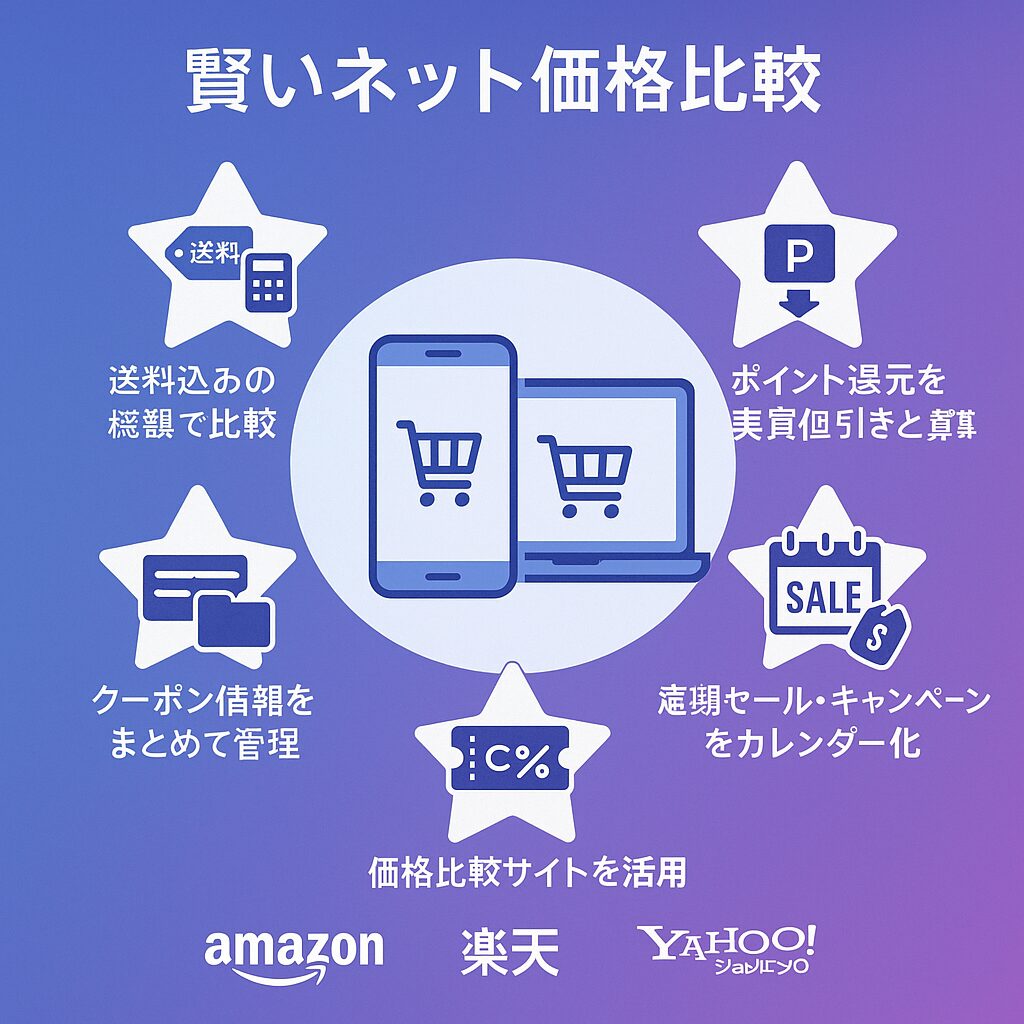 ネットショップ価格比較のポイント