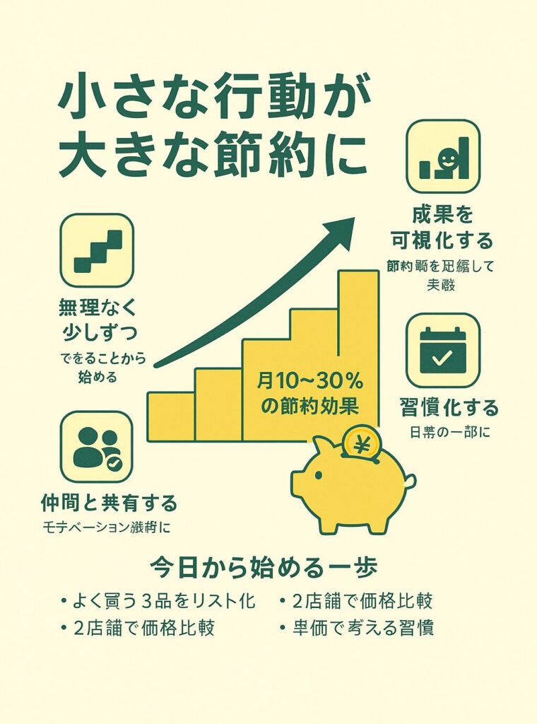 賢い買い物習慣の継続と効果